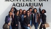 Huit agents de voyages en goguette en Californie
