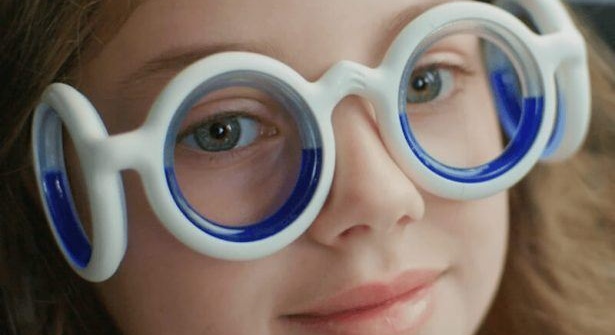Funny glasses against motion sickness