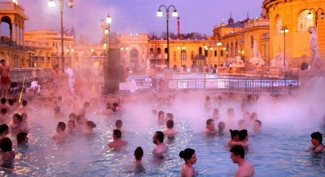 In Budapest, a dive into the great bath