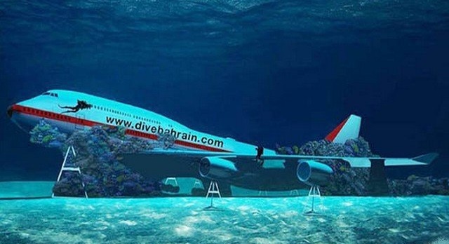 Bahrain to open the largest underwater theme park with a Boeing 747 as its centrepiece