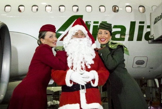 Alitalia celebrates Christmas in the Maldives