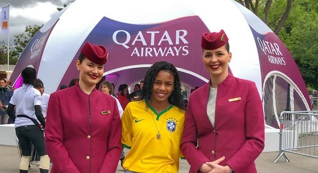 Qatar Airways celebrates the 2019 FIFA Women’s World Cup France