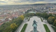 The National Memorial in Vítkov : a glorious and spectacular view of Prague