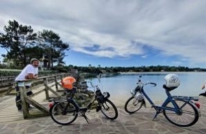Excursion océane en solex vintage du côté de Seignosse